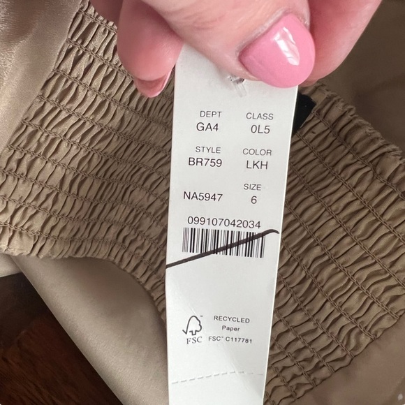 J. Crew - NWT Collection Bow Front Cutout Midi Dress in Stretch Taffeta Sz 6 - Picture 7 of 7